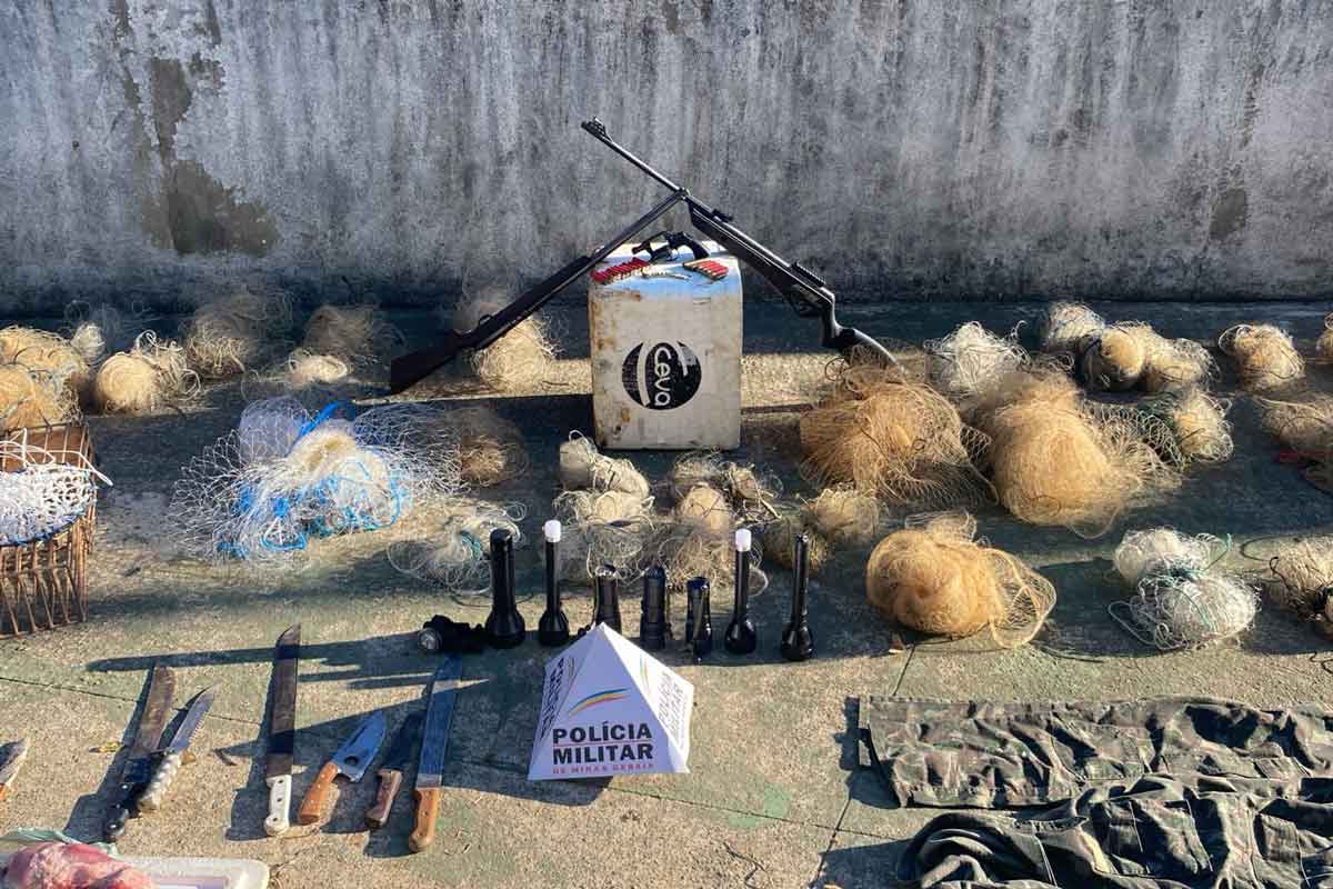 Polícia ambiental prende 8 homens por caça e pesca ilegal 2 pmma