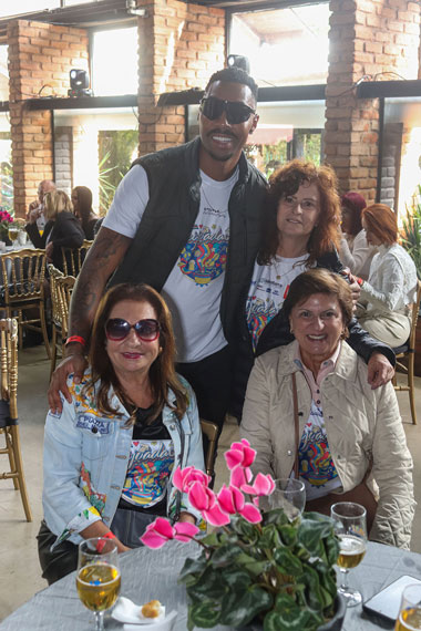 Bruno Johnson Silvana Paiva Pinto Florinha Carmo e Maria Celia Lopes Teixeira FOTO LEANDRO DONATO