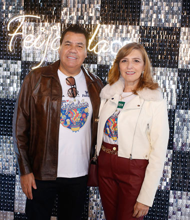 Cris Andrade e Ismael Galvao FOTO NEY LADEIRA