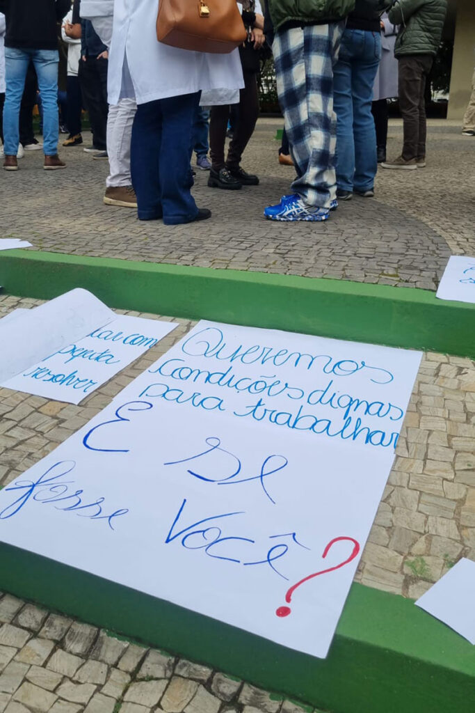 Caso da médica agredida na UBS do Bairro Furtado de Menezes chega ao Congresso Nacional 1 Médica é agredida em UBS do Bairro Furtado de Menezes, classe protesta