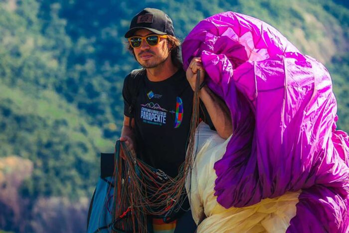 Piloto de parapente de Leopoldina é campeão brasileiro 1 Tulio parapente