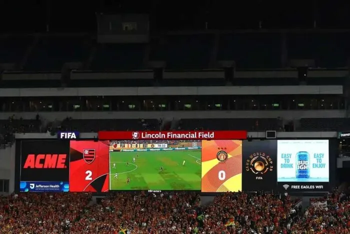 Mundial de Clubes: Flamengo tem menor público entre brasileiros na estreia, e Palmeiras o maior 1 Flamengo