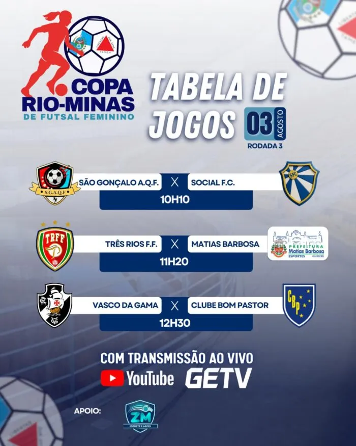 Copa futsal feminino 1 - divulgação