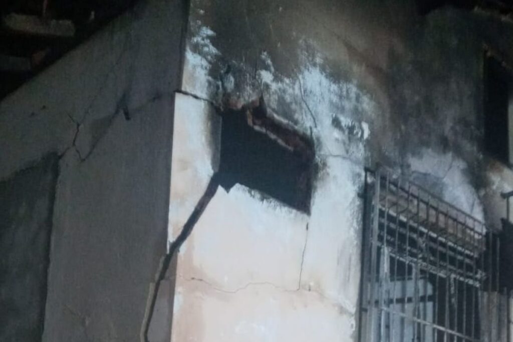 Incendio em Rio Novo Divulgacao Corpo de Bombeiros