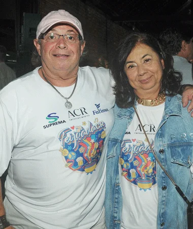 Coluna Cesar Romero –23 de julho de 2025 5 Ronaldo e Katia Mockdeci MachadoFOTO ANDREA OTTONI