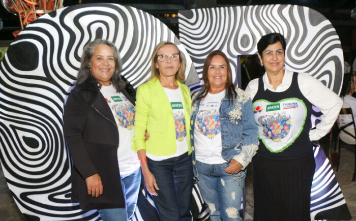 Valdiza Morais Fatima Teodoro Mariza Dessupoio e Regina Seroa da Motta FOTO GUILHERME OVIDIO 1
