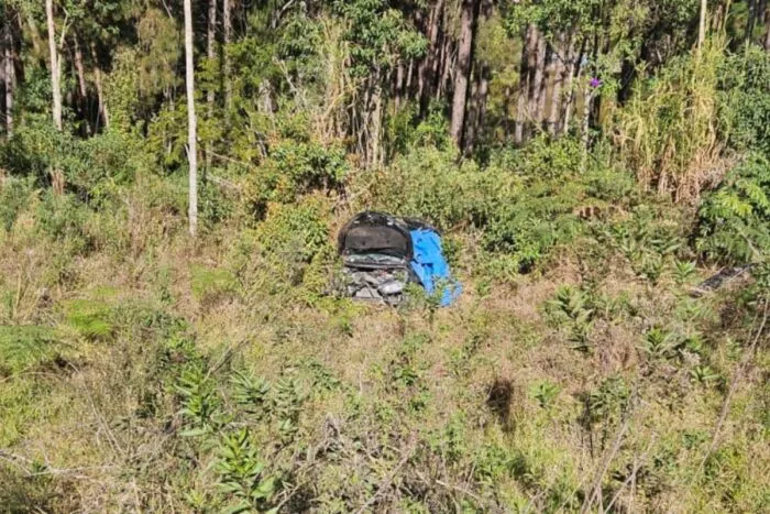 Militar reformado da PM morre em acidente de carro na BR-267 1 Militar reformado da PM morre em acidente de carro na BR-267