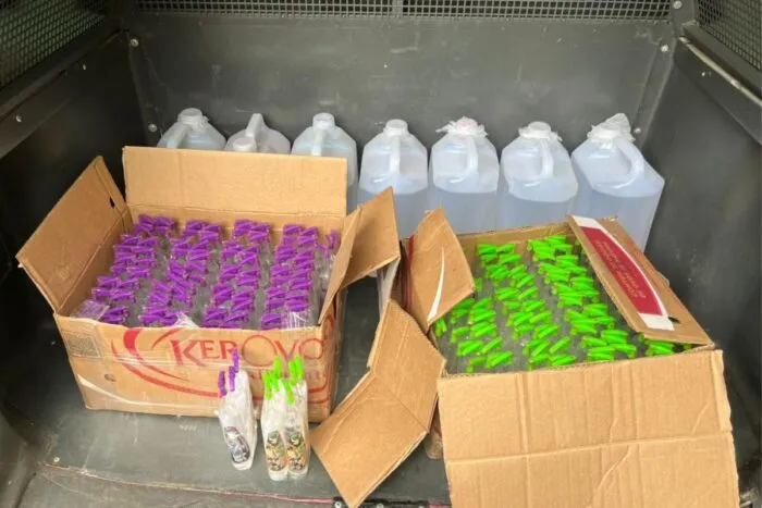 Operação apreende mais de 30 litros de loló em Juiz de Fora