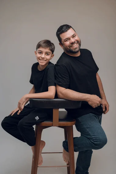 13 Fabiano Almeida e seu filho Gabriel