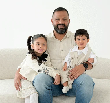 9 Carlos Alberto Reis Junior com Maria Victoria e Gabriel Fernandes Reis