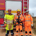 Filhote de cachorro e resgatado de poco desativado em Barbacena