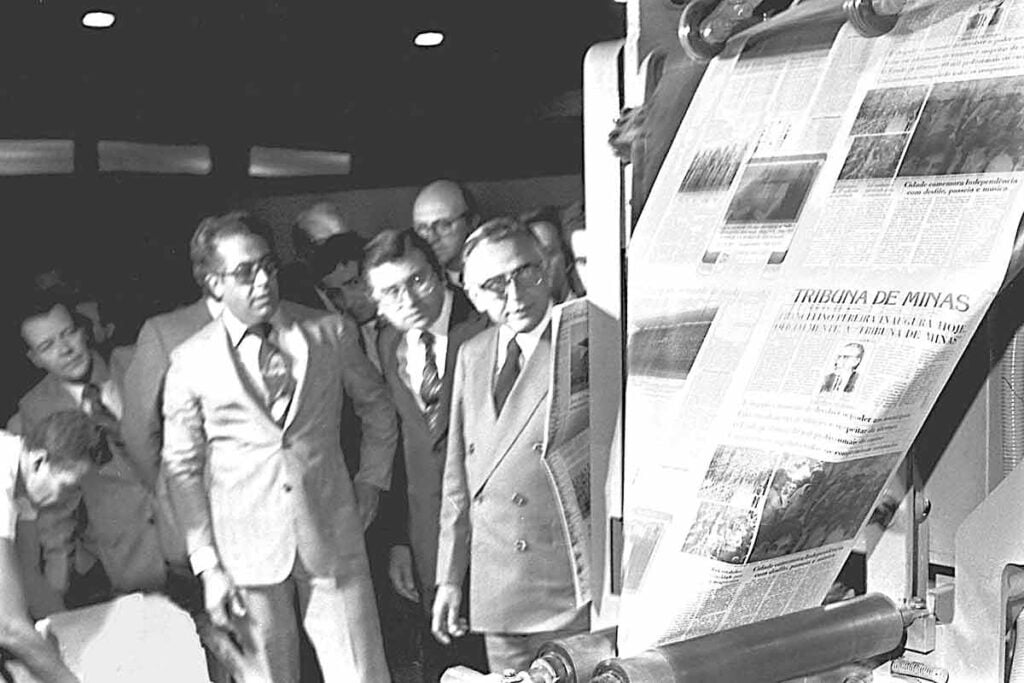 Inauguracao oficial da TM com Francelino Fagundes Neto Jur09 SET 81 HUMBERTO NICOLINE
