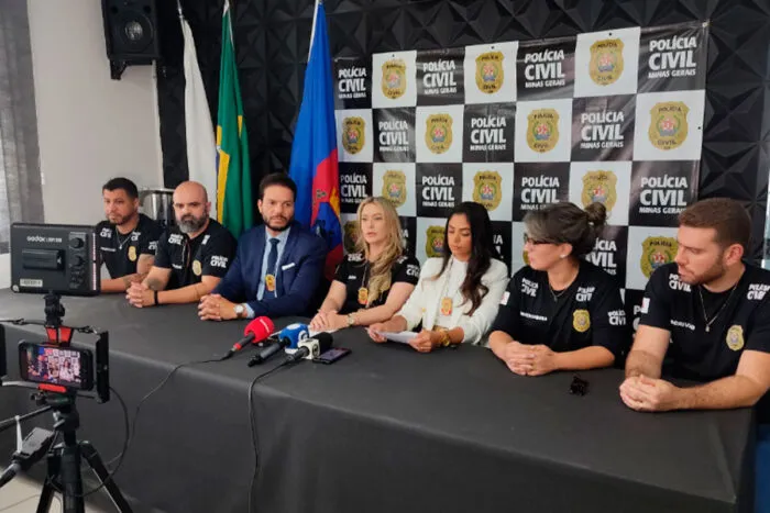 Brasileira suspeita de matar 5 filhos em cidade do interior de Minas é presa em Portugal 1 coletiva pcmg mulher suspeita matar 5 filhos