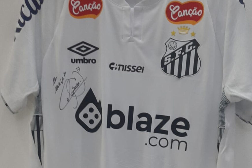 Projeto social neymar camisa autografada