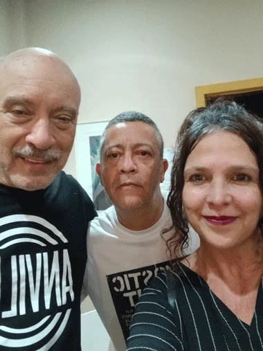Coluna Cesar Romero – 21 de outubro de 2025 6 Edgard Scandurra Alex Aguiar e Kitty Kiffer show do Ira 191025 Giglia