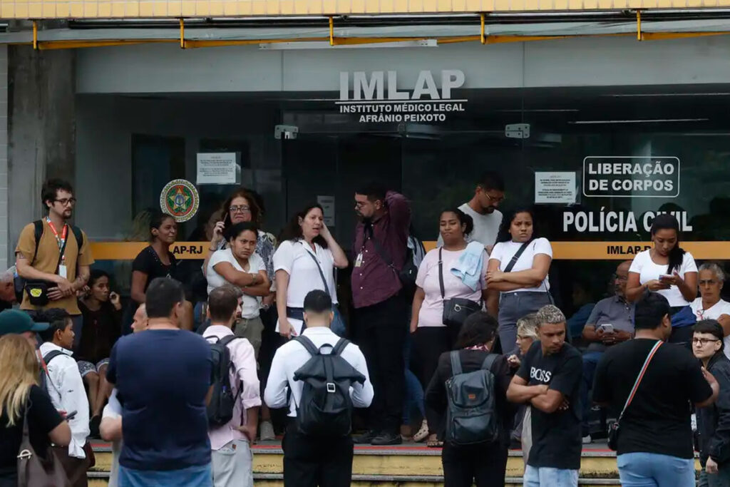 Deputada denuncia demora na liberação de corpos e más condições no IML após operação no Rio 1 fernando frazao iml rio agencia brasil