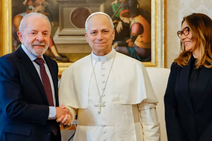 Lula e Papa Leão