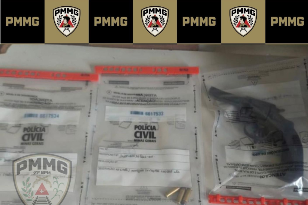 Adolescentes presos suspeitos de roubo em Guidoval PMMG