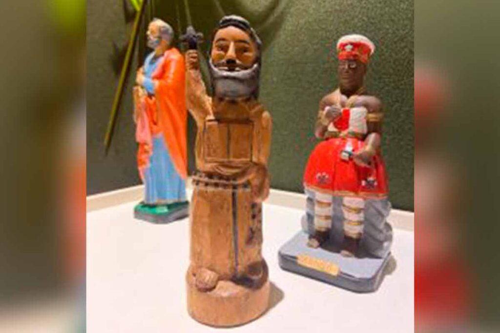 Exposição ‘Sincretismos’ destaca diálogo entre crenças no Forum da Cultura 2 Sao Pedro Sao Jeronimo e Xango