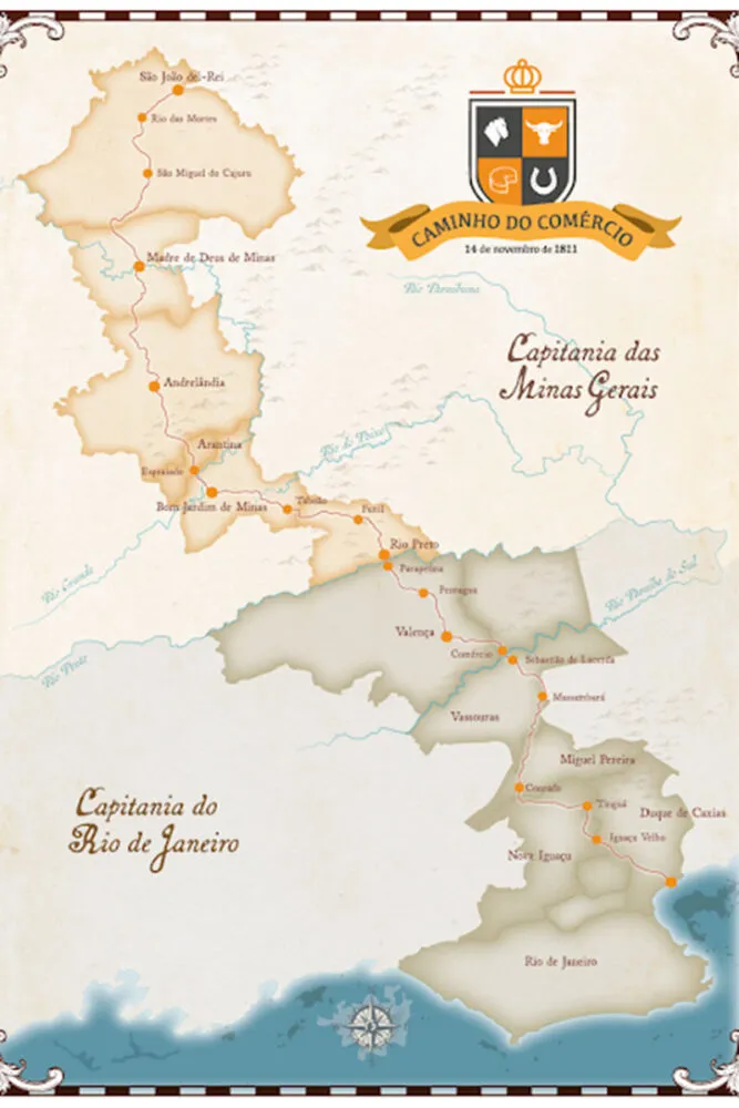 Caminho do Comércio ganha passaporte e valoriza rota histórica entre MG e RJ 2 caminho do comércio