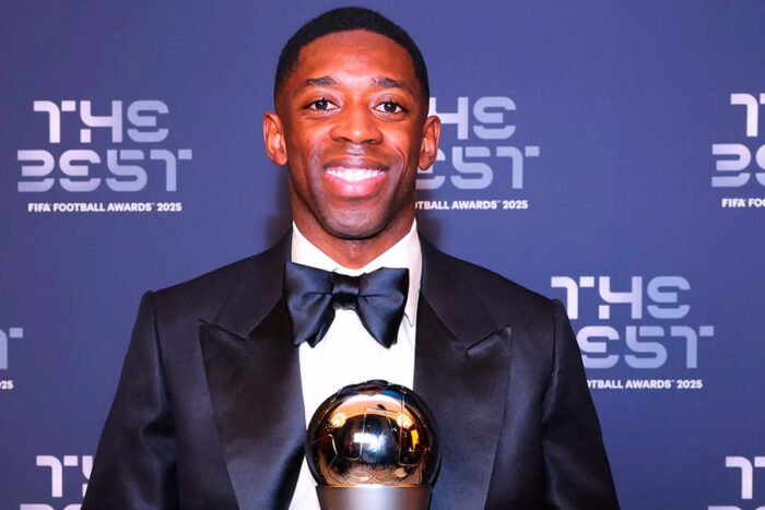 Fifa premia Dembélé e Bonmati como melhores do mundo no The Best 2025 1 Fifa premia Dembélé e Bonmati como melhores do mundo no The Best 2025