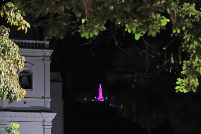 Show da virada em Juiz de Fora dispensa queima fogos e aposta em espetáculo de luzes no Morro do Cristo 2 focos cirurgicos hu ufjf