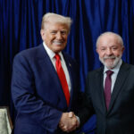 Lula e Trump discutem tarifaço e retomada de negociações entre Brasil e EUA 17 lula e trump telefone
