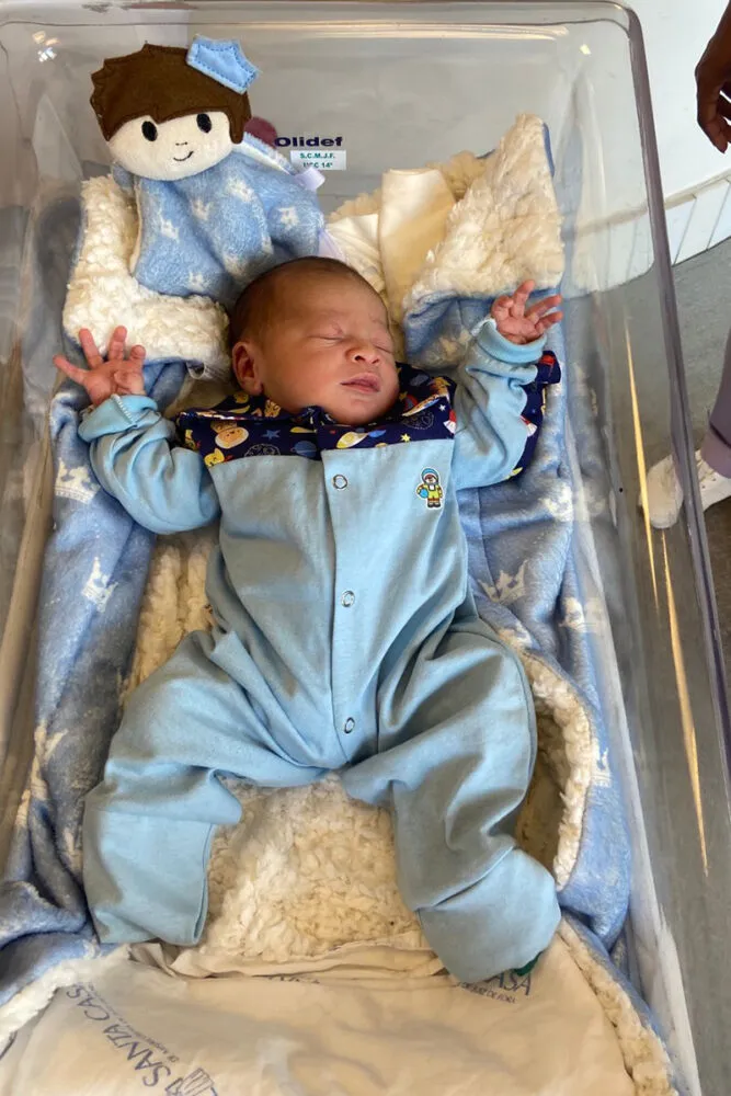 Primeiro bebê de 2026 em Juiz de Fora nasce na madrugada do dia 1º