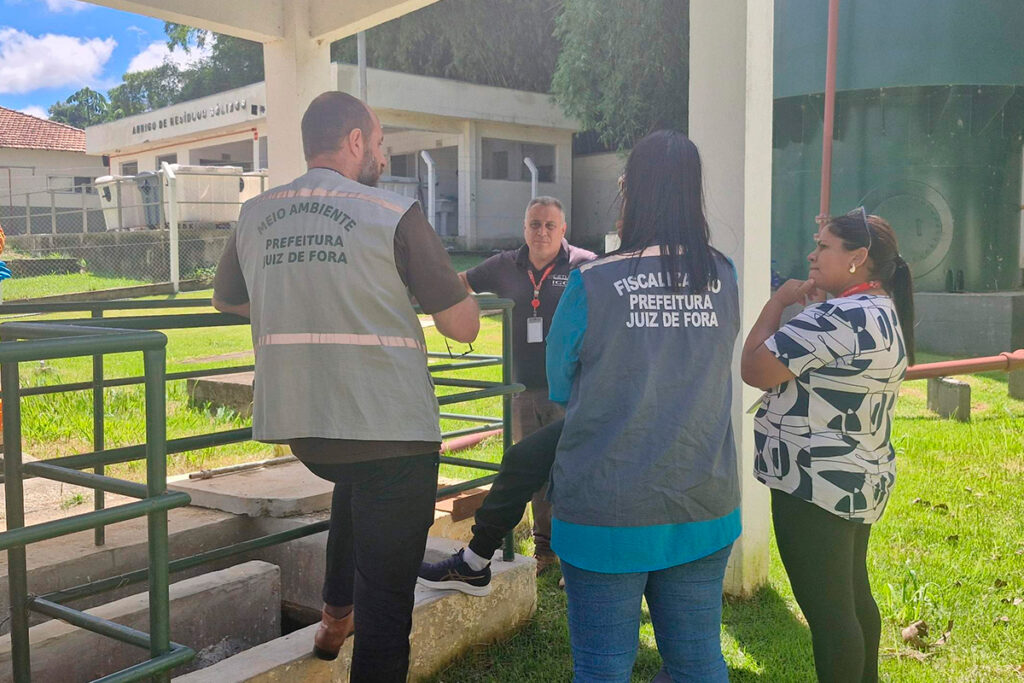 PJF faz vistoria no Hospital João Penido após denúncia sobre saneamento da unidade 1 hospital vistoria pjf