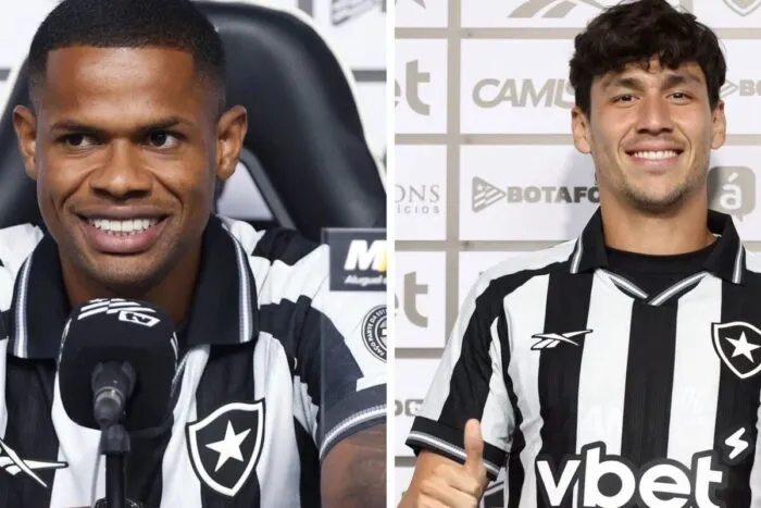 Botafogo apresenta Júnior Santos e Ferraresi para acalmar torcida após queda na Libertadores