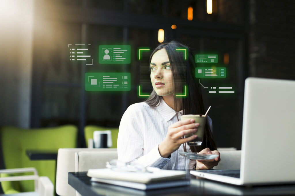 Carreira sob algoritmo: como redes sociais estão influenciando suas decisões profissionais 1 face recognition personal identification collage