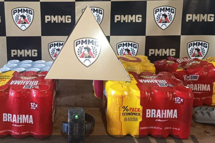 Suspeitos de furto de cerveja e eletrodomésticos são presos em Rio Pomba 1 Suspeitos de furto de cerveja e eletrodomésticos são presos em Rio Pomba