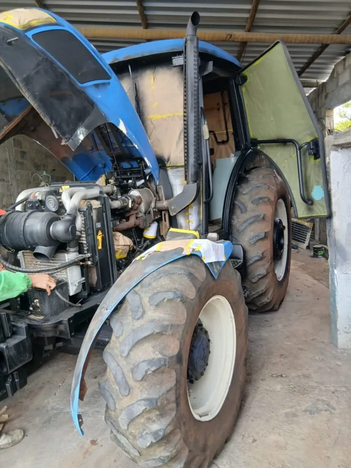Trator furtado em São Paulo e avaliado em R$ 220 mil é recuperado em oficina da região 1 WhatsApp Image 2026 04 13 at 07.27.17