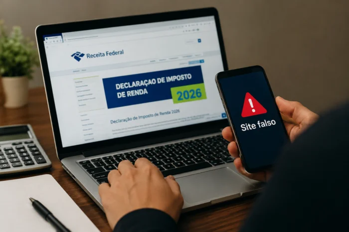 Golpes no IR 2026 crescem e já somam mais de 120 sites falsos 1 ChatGPT Image 25 de mai. de 2026 13 28 22