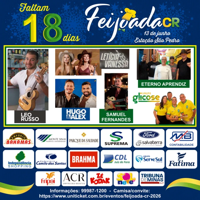 Coluna Cesar Romero – 26 maio de 2026 4 Feijoada 2026 18 dias 35x18 260526