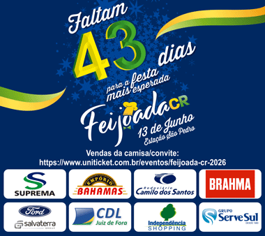 Coluna Cesar Romero – 1 e 2 de maio de 2026 6 Feijoada 2026 VALE ESTE 43 dias 25x1137 010526 sexta feira