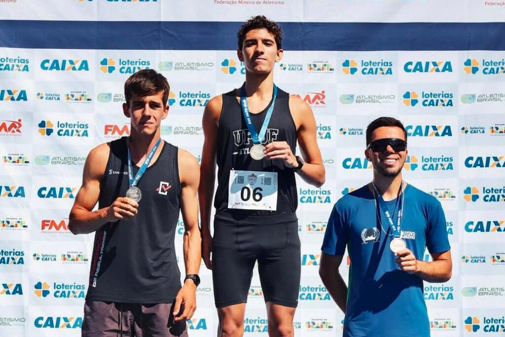 Atletas da UFJF são campeões mineiros de atletismo; equipe é vice-campeã estadual 4 arthur
