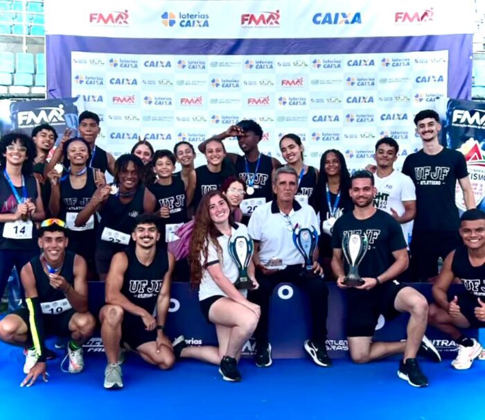 Atletas da UFJF são campeões mineiros de atletismo; equipe é vice-campeã estadual 1 equipe. foto divulgacao
