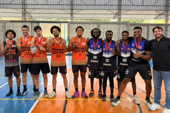 Juiz de Fora sediou a 1ª etapa do Campeonato Mineiro de Basquete 3x3 no Clube Cascatinha, com equipes de todo o estado disputando o título.