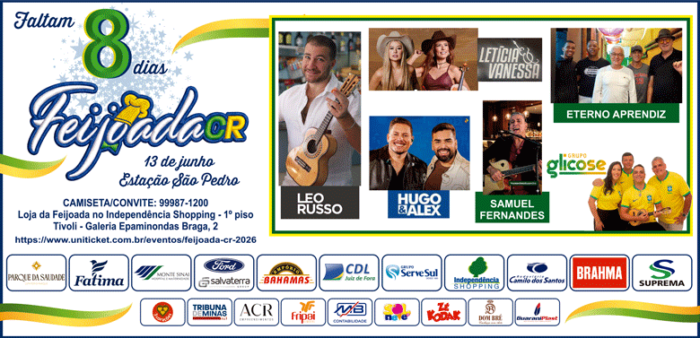 Feijoada 2026 8 dias 4x10 SEXTA FEIRA 050626