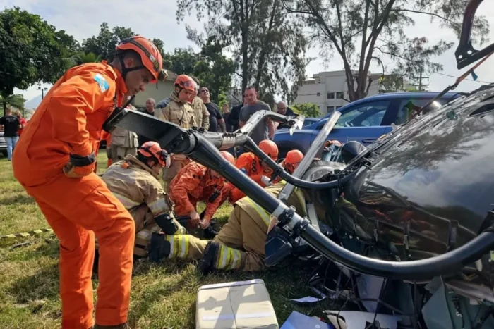acidente helicoptero rio de janeiro