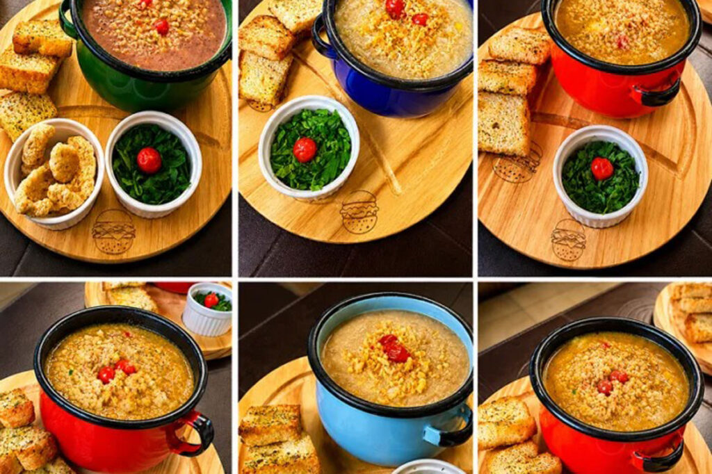 Os caldos que a gente gosta reunidos num só lugar! 3 caldos batata d'mola
