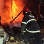 Incêndio atinge casa com materiais recicláveis no Jardim Cachoeira 17 incendio jardim cachoeira jf
