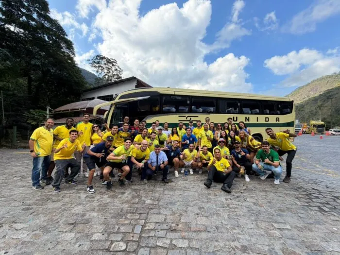 onibus jogo selecao foto reproducao