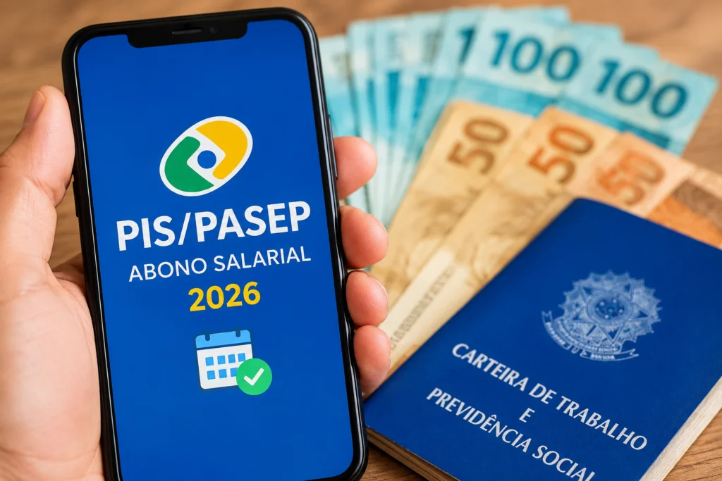 Calendário do PIS/PASEP 2026: veja quem tem direito ao abono salarial e em qual data o dinheiro cai na conta