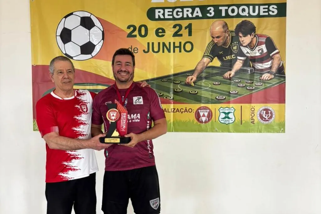 Juiz-forano conquista o 11° título estadual de futebol de mesa 2 futebol de mesa