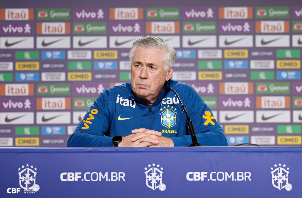 Bomba: Carlo Ancelotti pode ser demitido da Seleção Brasileira