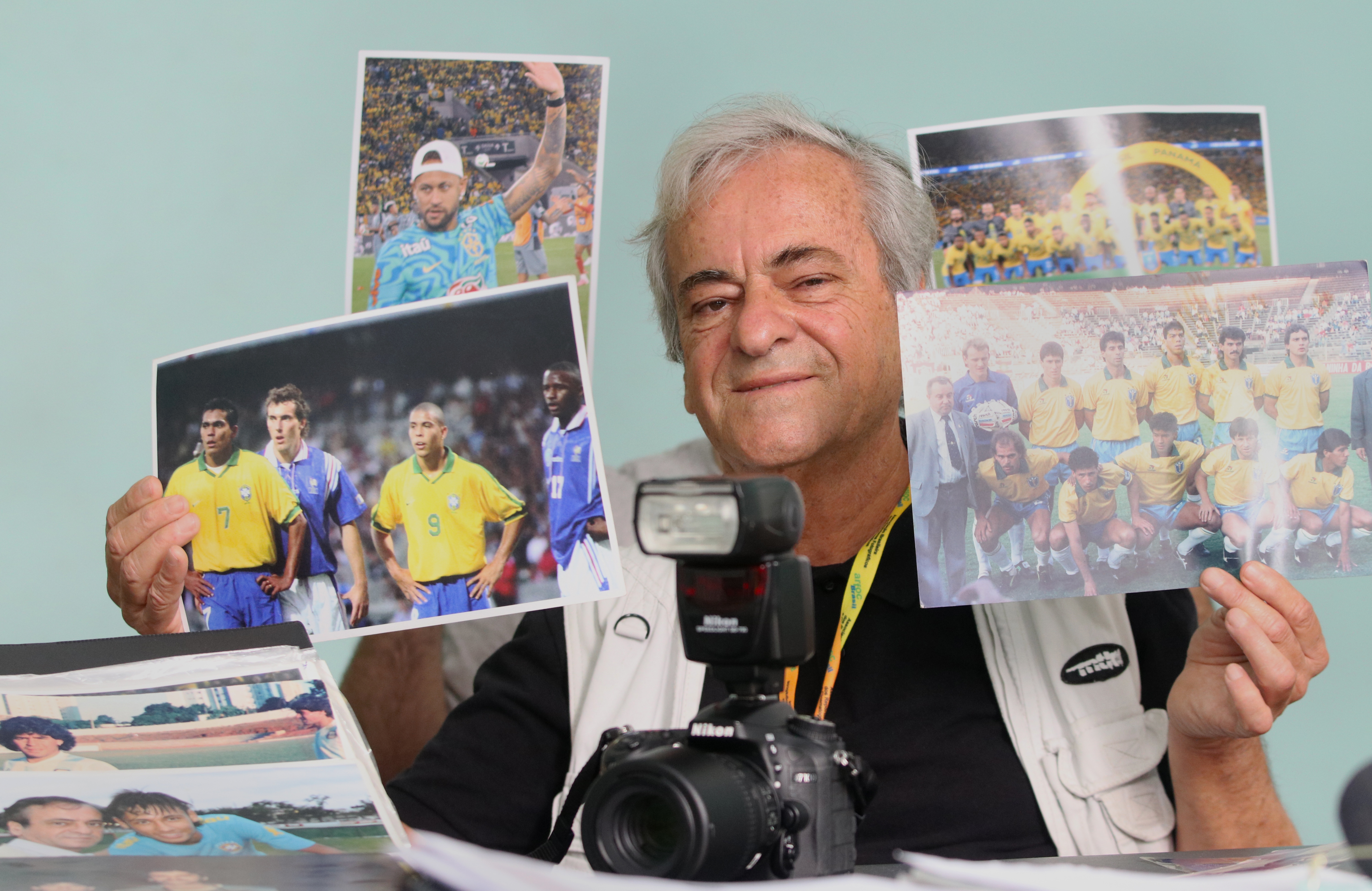 Fotógrafo de Juiz de Fora relembra cinco Copas do Mundo e registros de Pelé, Maradona, Messi e Cristiano Ronaldo