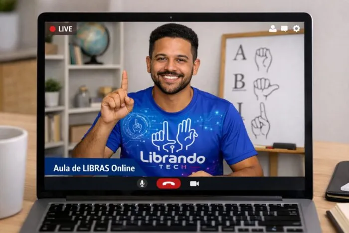 Projeto oferece 1,5 mil vagas para formação gratuita em Libras, inclusão digital e tecnologia assistiva