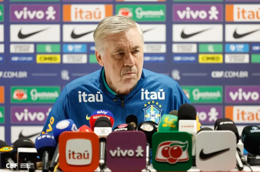 Ancelotti é avisado após seleção confirmar a contratação de novo treinador